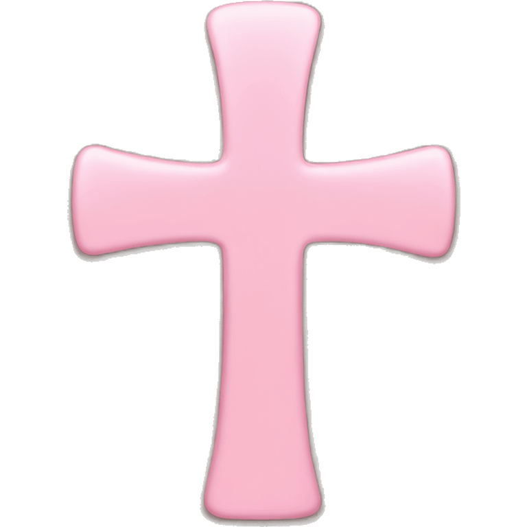 baby pink cross emoji