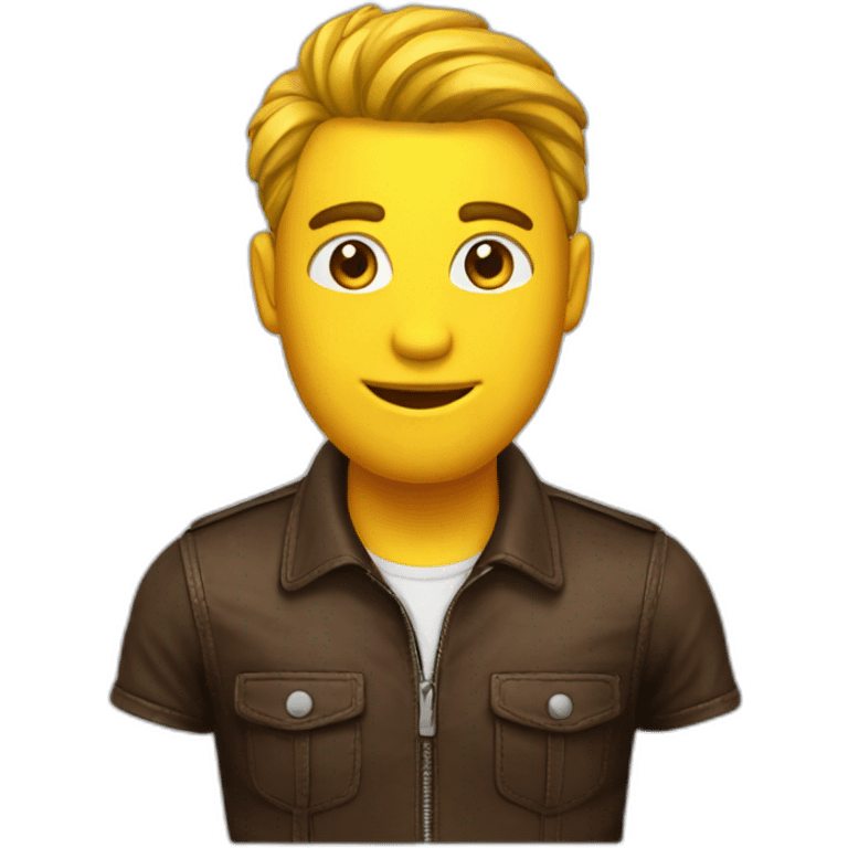 Combinaison en cuir emoji