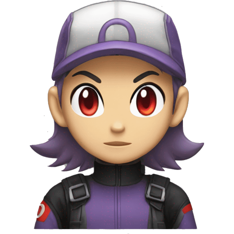 Evil Team rocket Pokemon trainer emoji