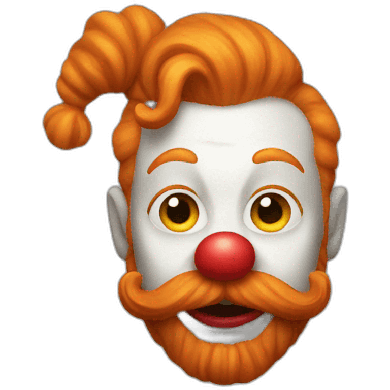 ginger clown emoji