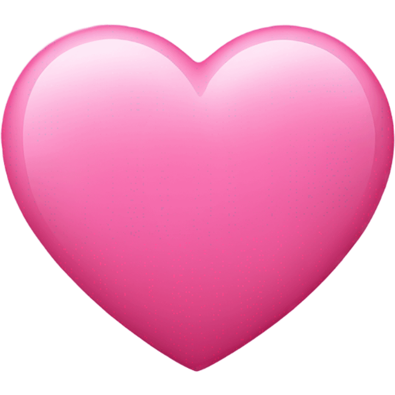 corazon rosado brillante  emoji