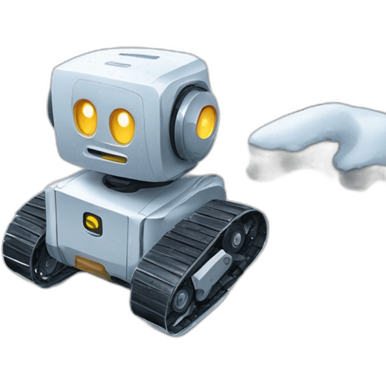 mobile-robot-stuck-in-snow emoji