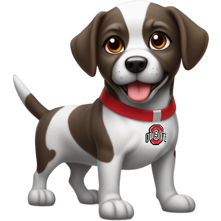 Ohio state dog emoji