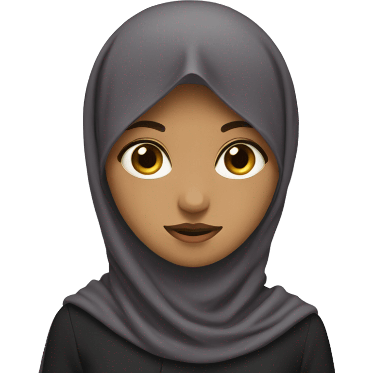 A niqabi girl emoji