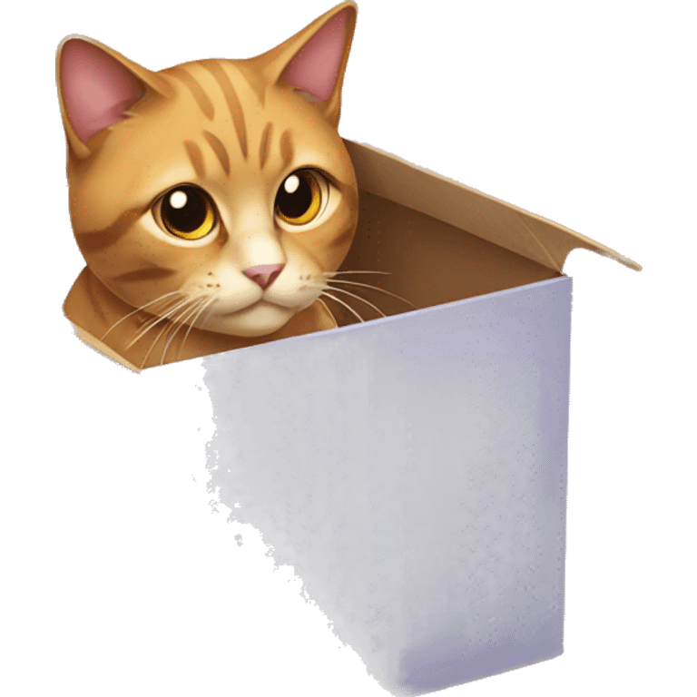 Cat in box emoji