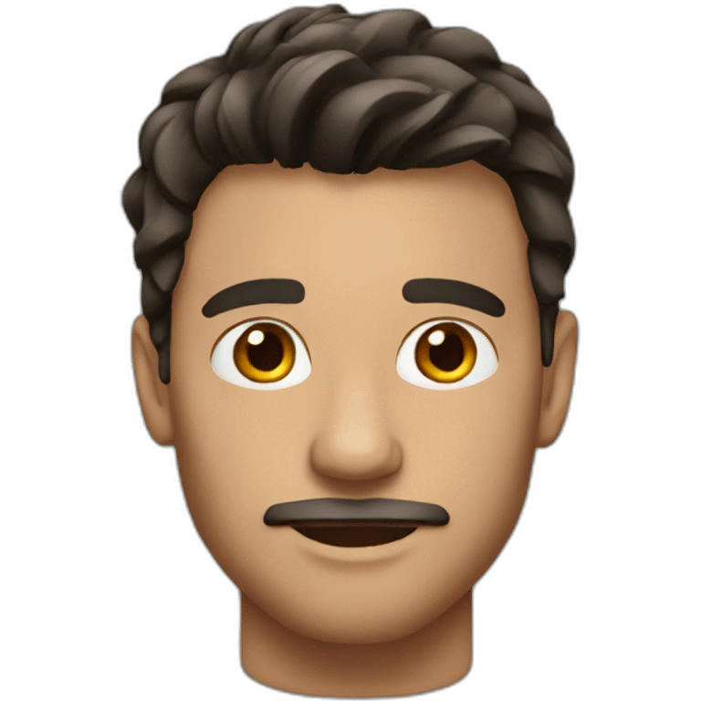 men brunette emoji