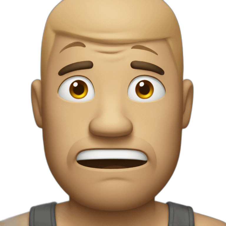 Mad and disappointed  emoji