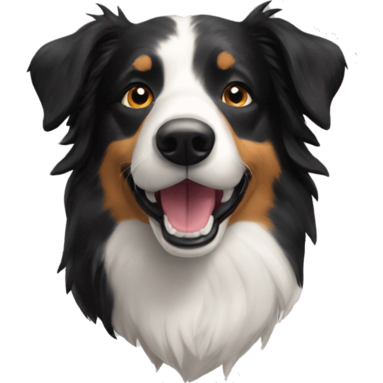 Perrita border collie emoji