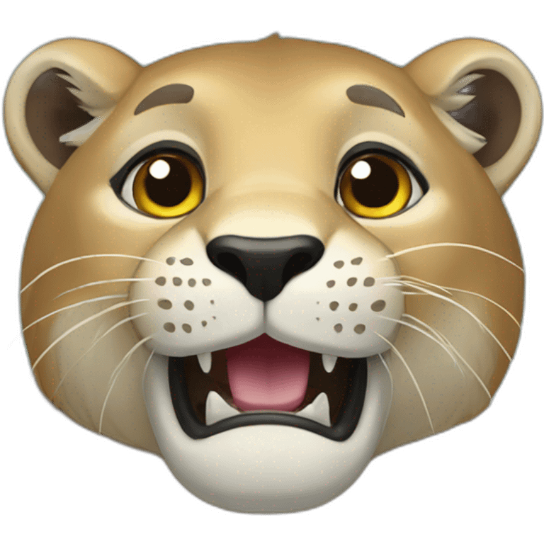 Lion loutre emoji