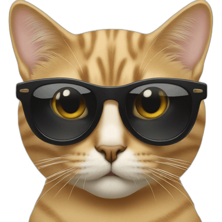 cat with blalck sunglasses emoji