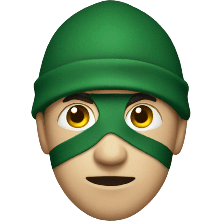 Thief in green  emoji