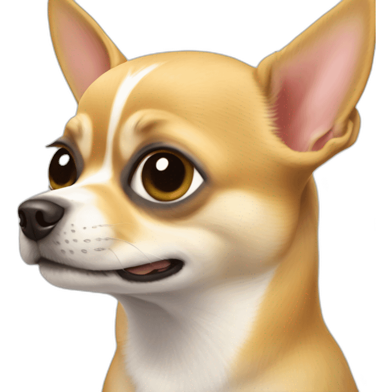 Perra Chihuahua corona emoji