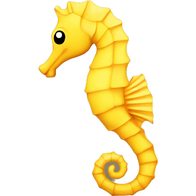 Yellow seahorse  emoji