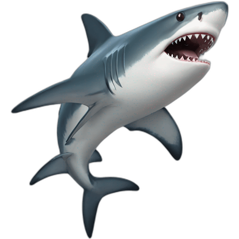 Realistic Shark emoji