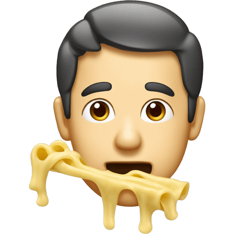 Smelling carbonara pastas emoji