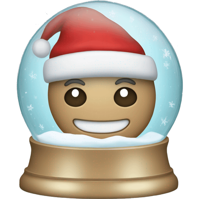 Christmas snowglobe emoji