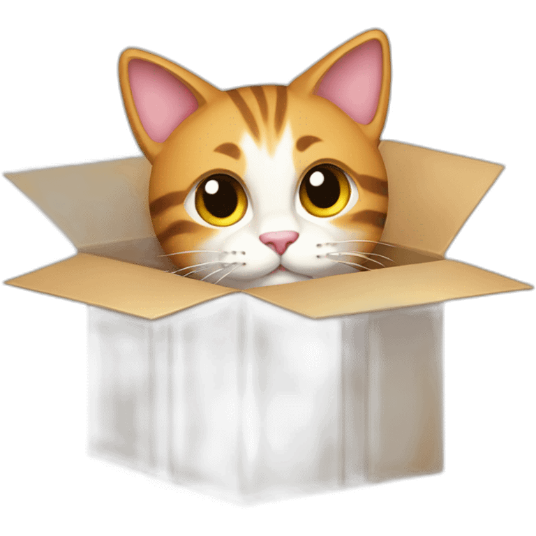 cat from gift box emoji