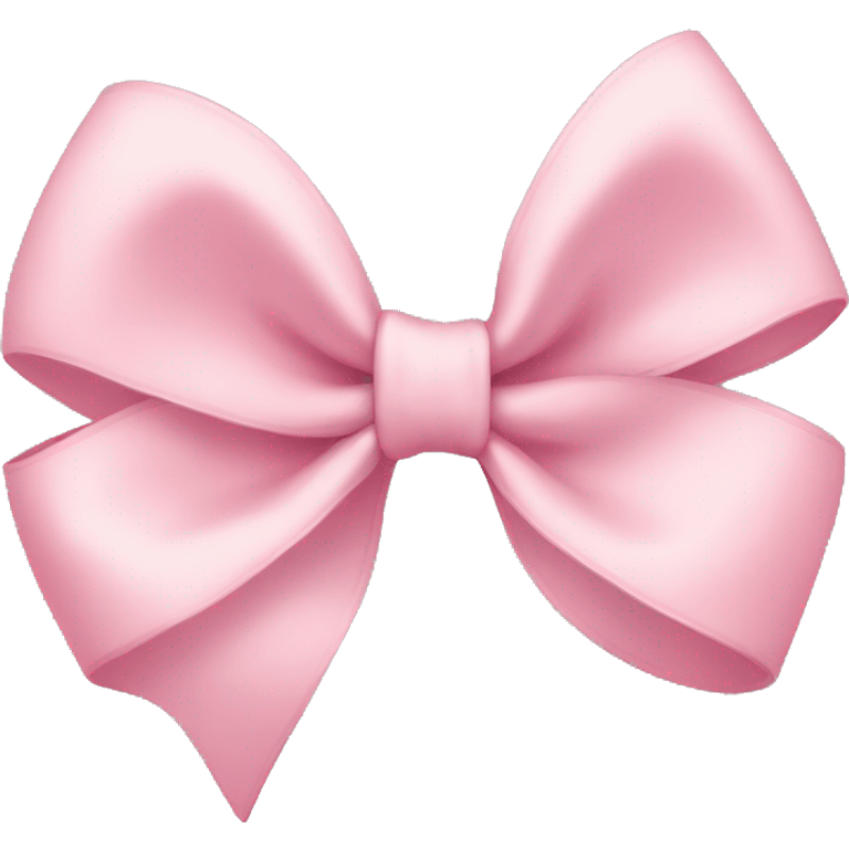 Light pink bow emoji