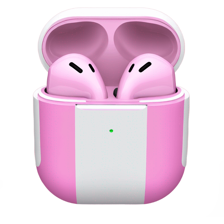 Pink AirPod emoji