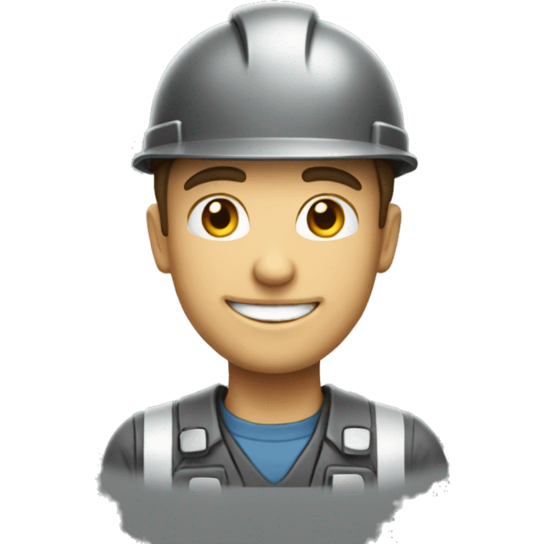 Engineer with smile emoji