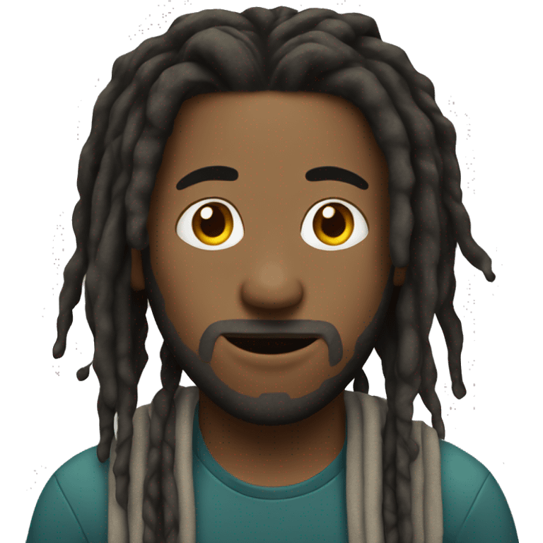 Guy with dreads emoji