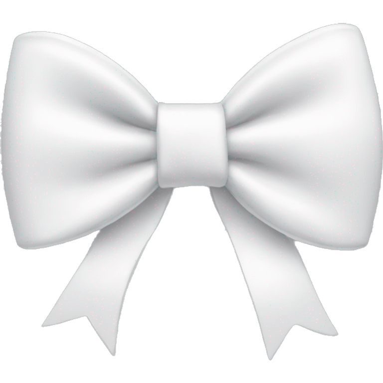 White bow emoji