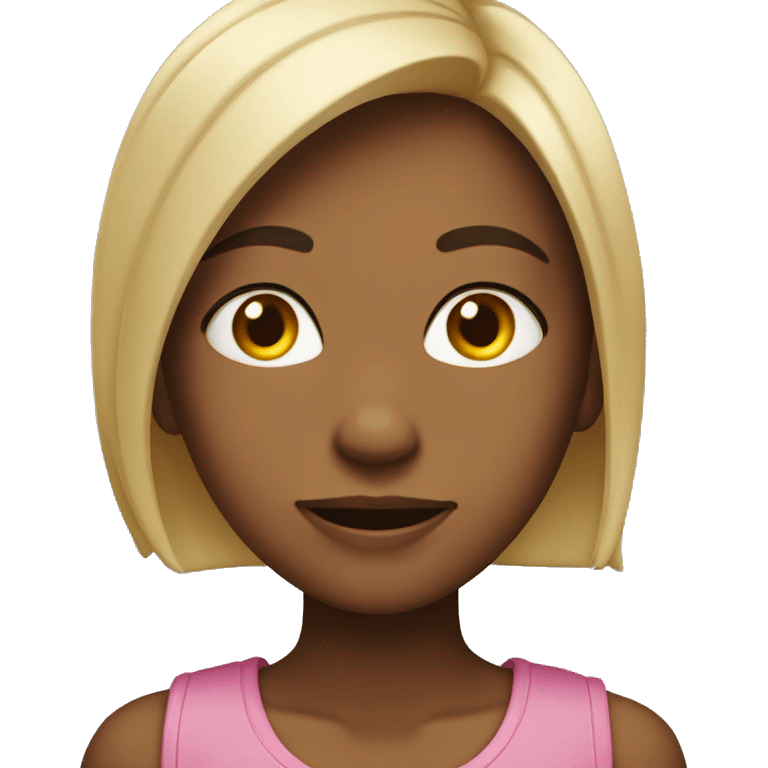 A girl named akhi, a skinny girl with big upper part in an chilie emoji emoji