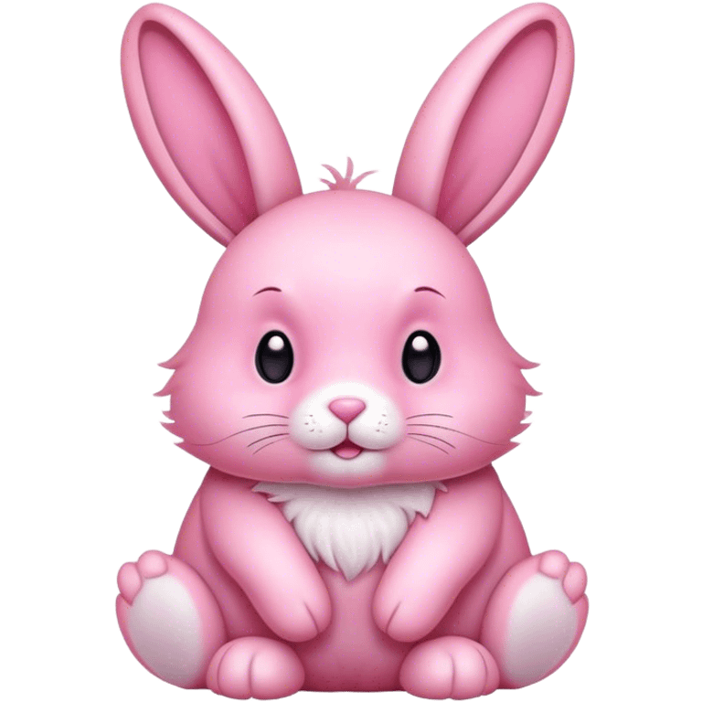 Pink rabbit emoji