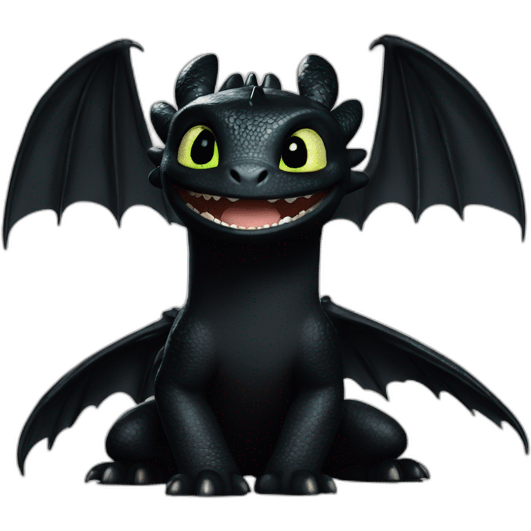 How to train your dragon toothless emoji