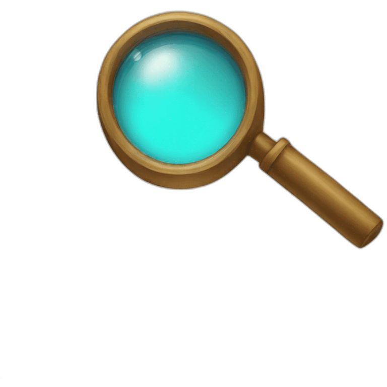 magnifying glass emoji