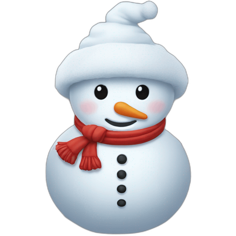 Bonhomme de neige emoji