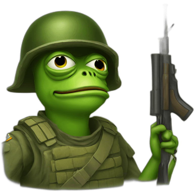 pepe soldier emoji