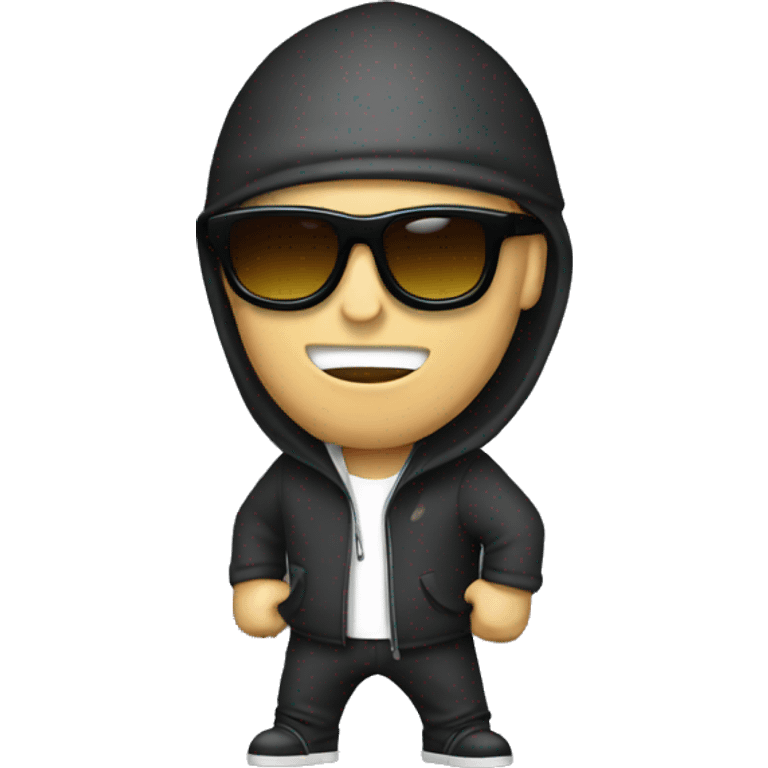 Robber with money and sunglasses emoji