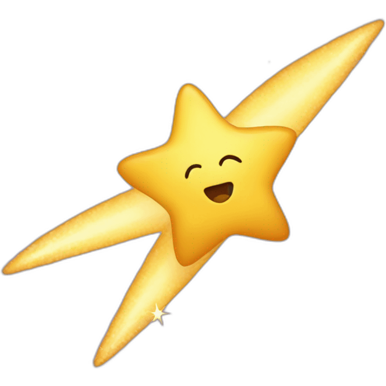 Shooting star emoji