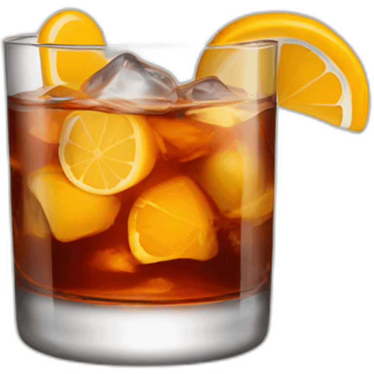 old fashioned cocktail emoji