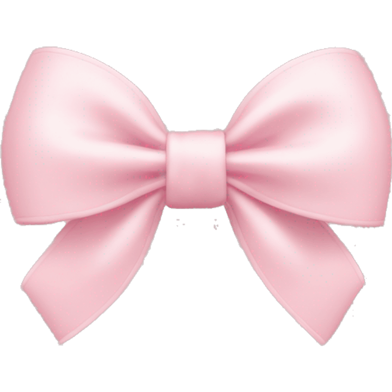 light pink bow on light pink bow emoji