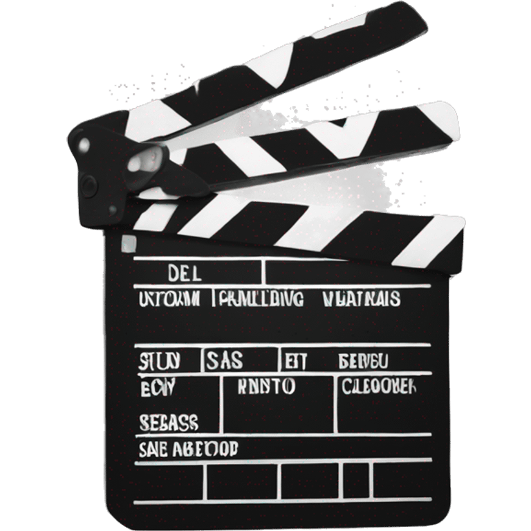 movie action clapperboard emoji