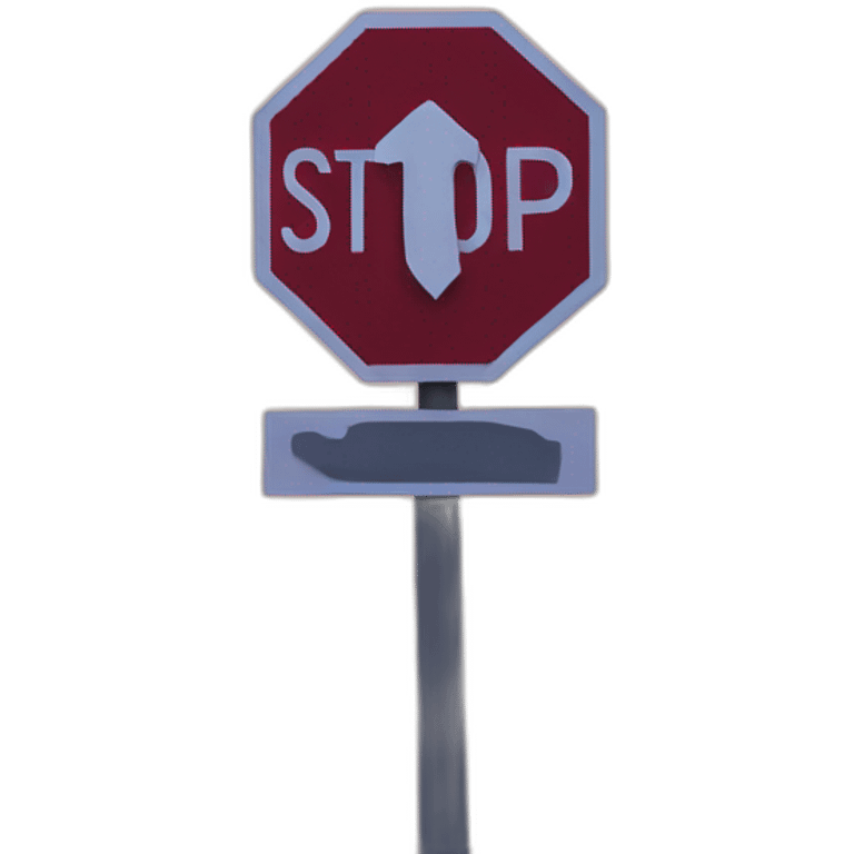 stop sign emoji