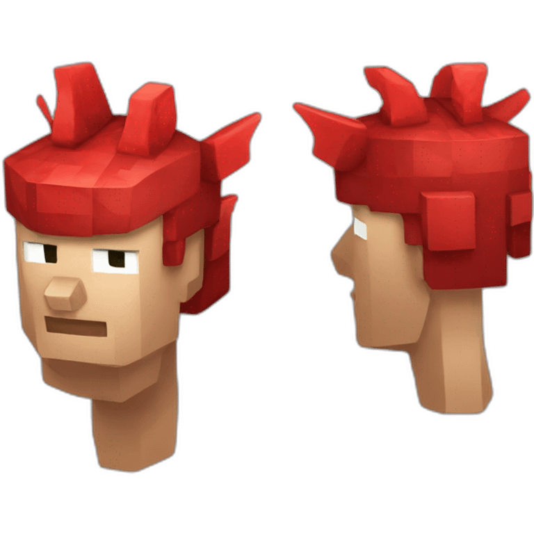 head hat Red dragon Minecraft delegate emoji