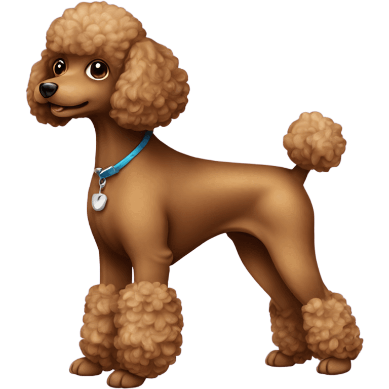 Toy poodle brown emoji