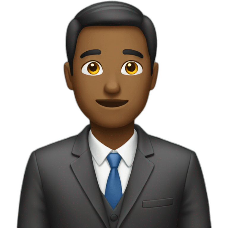 person at the bank emoji