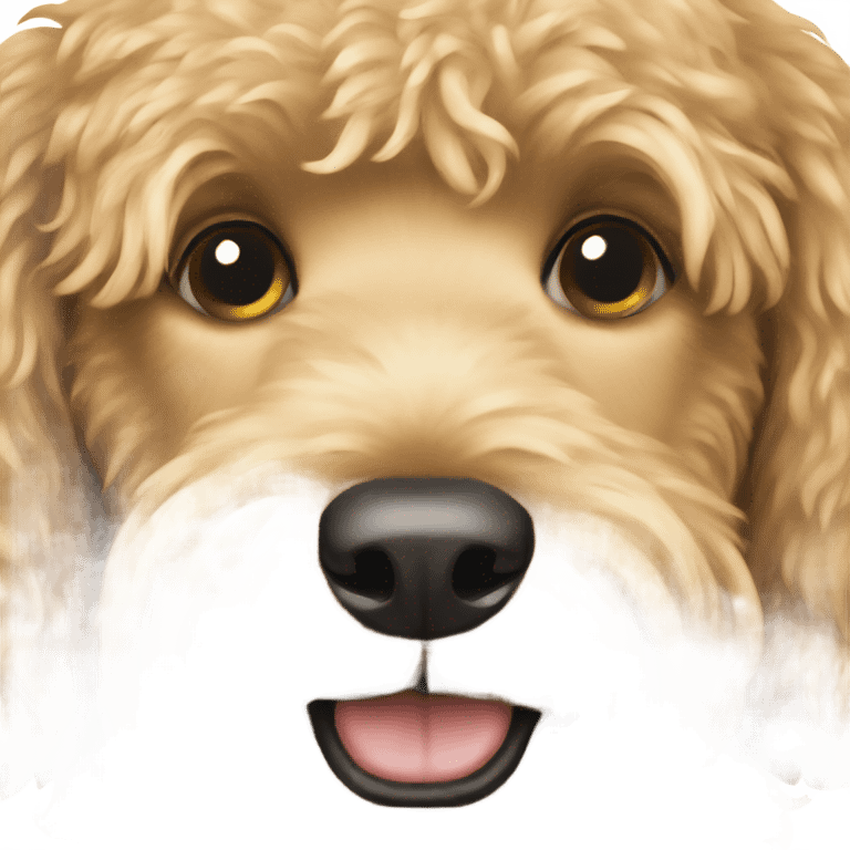 Golden doodle  emoji