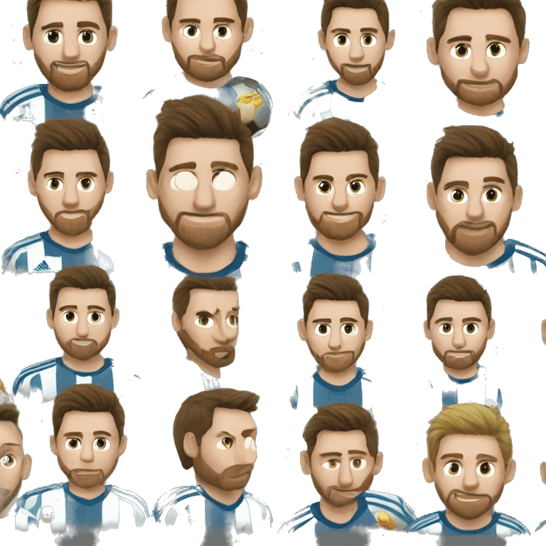 Messi world cup emoji