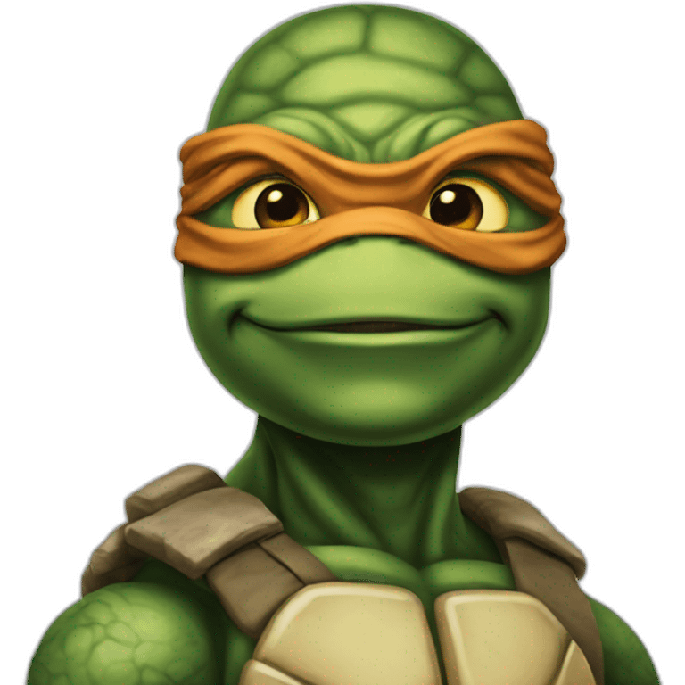 ninja turtle hyper realistic emoji