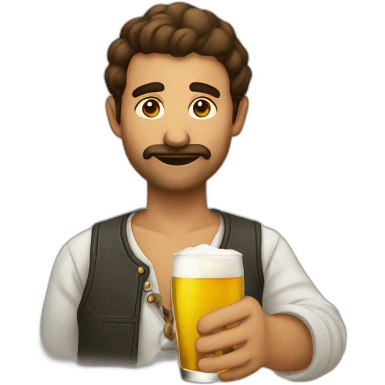 ganjar pranowo drinking alcohol emoji