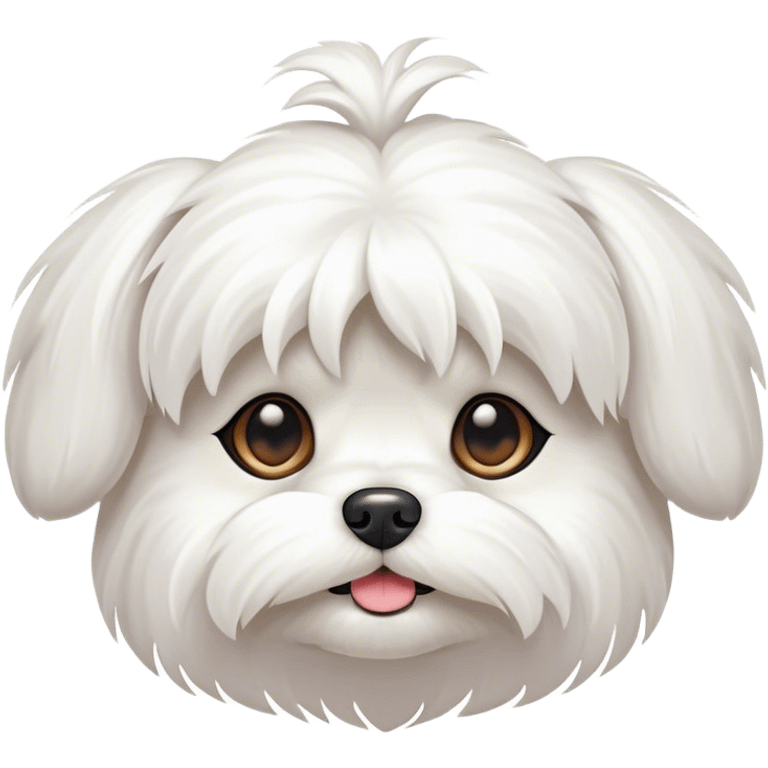 Maltese dog emoji