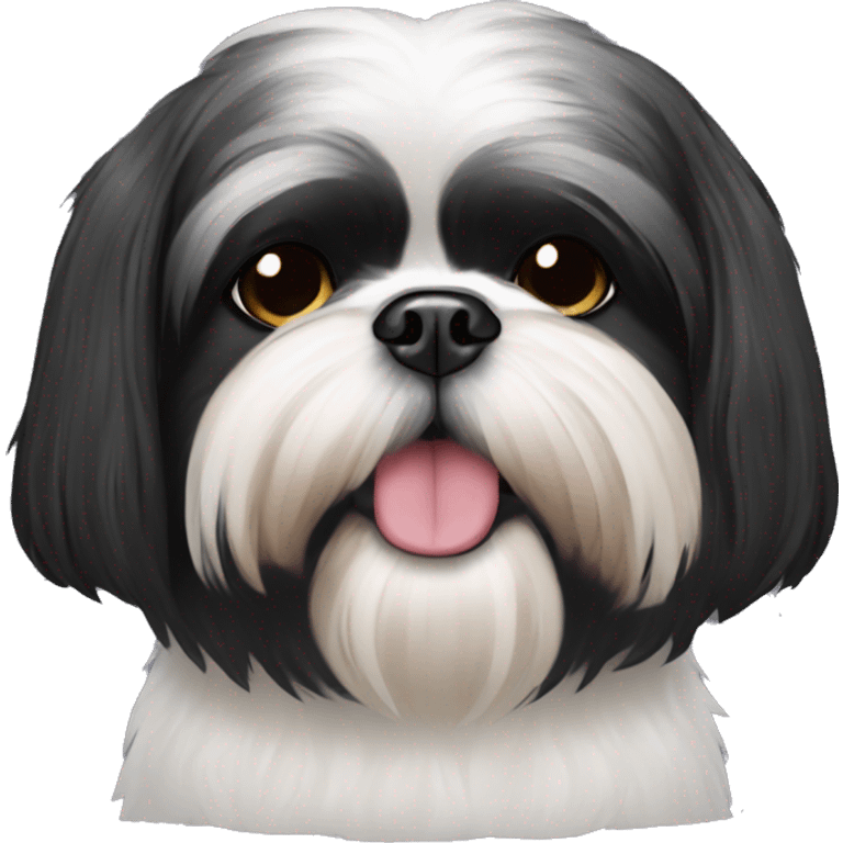 Black Shih Tzu emoji