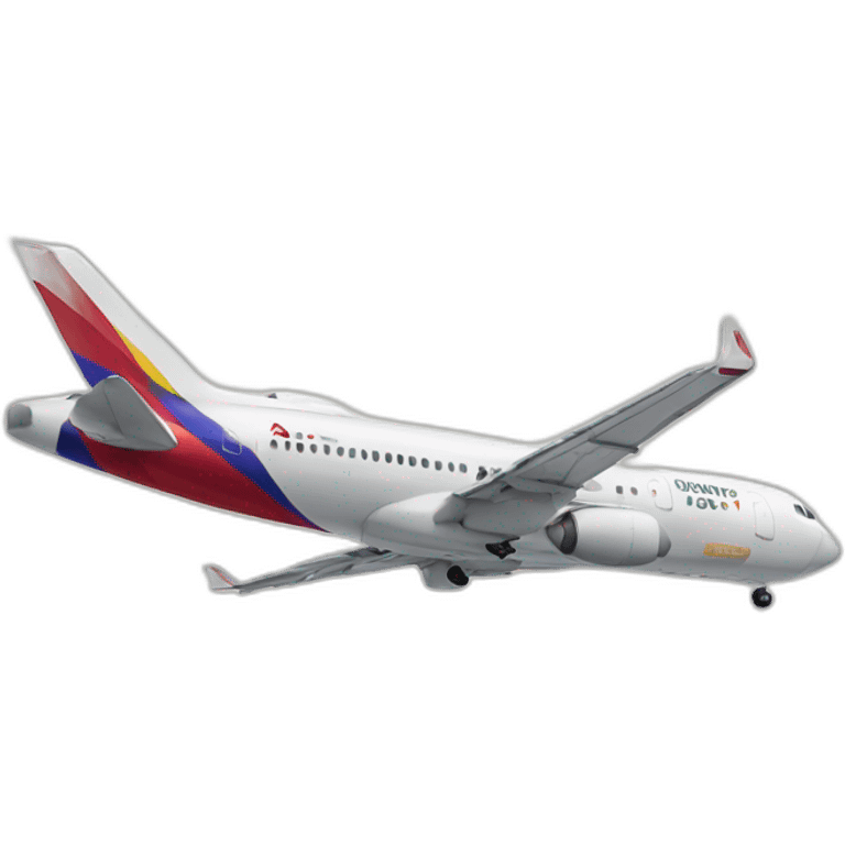 Asiana Airline's plane emoji