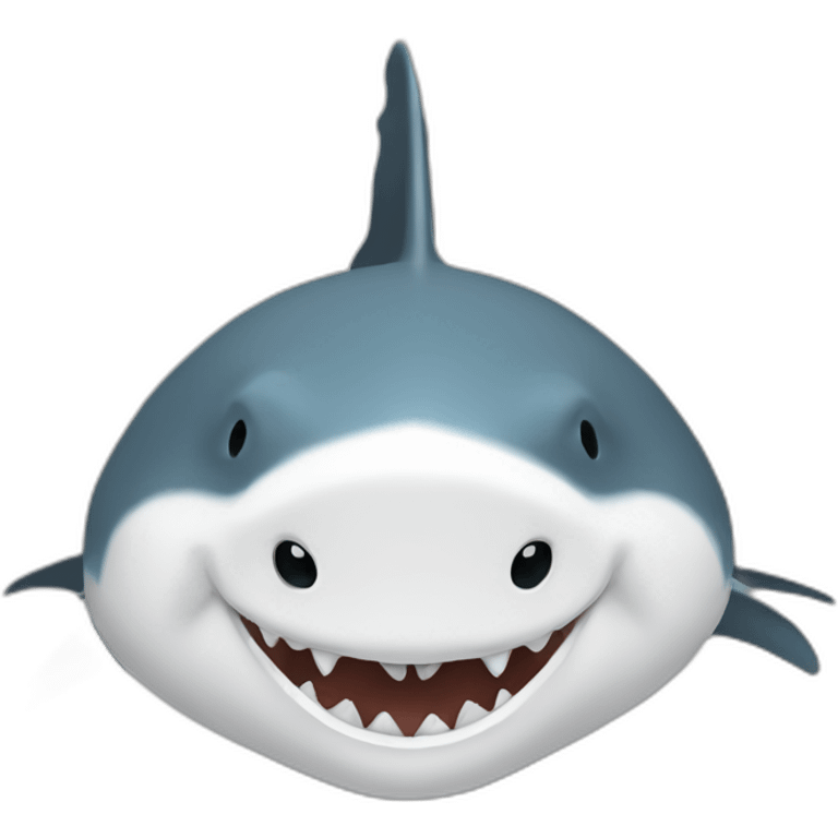 Great white snorer emoji