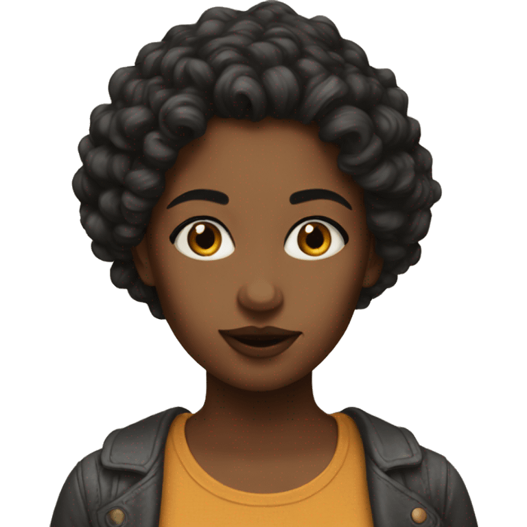 realistic solo girl portrait emoji